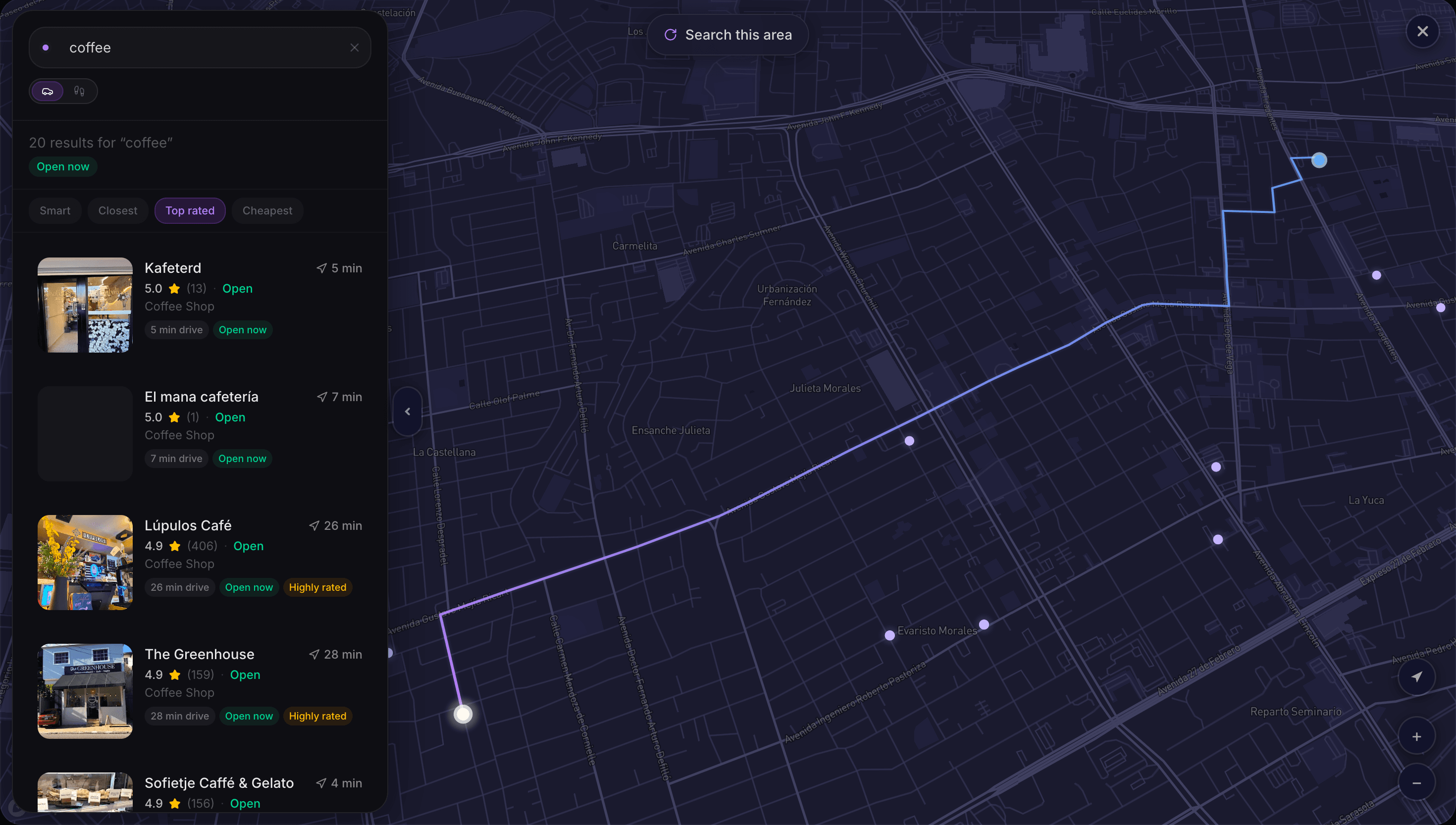 Nearo — Core Experience