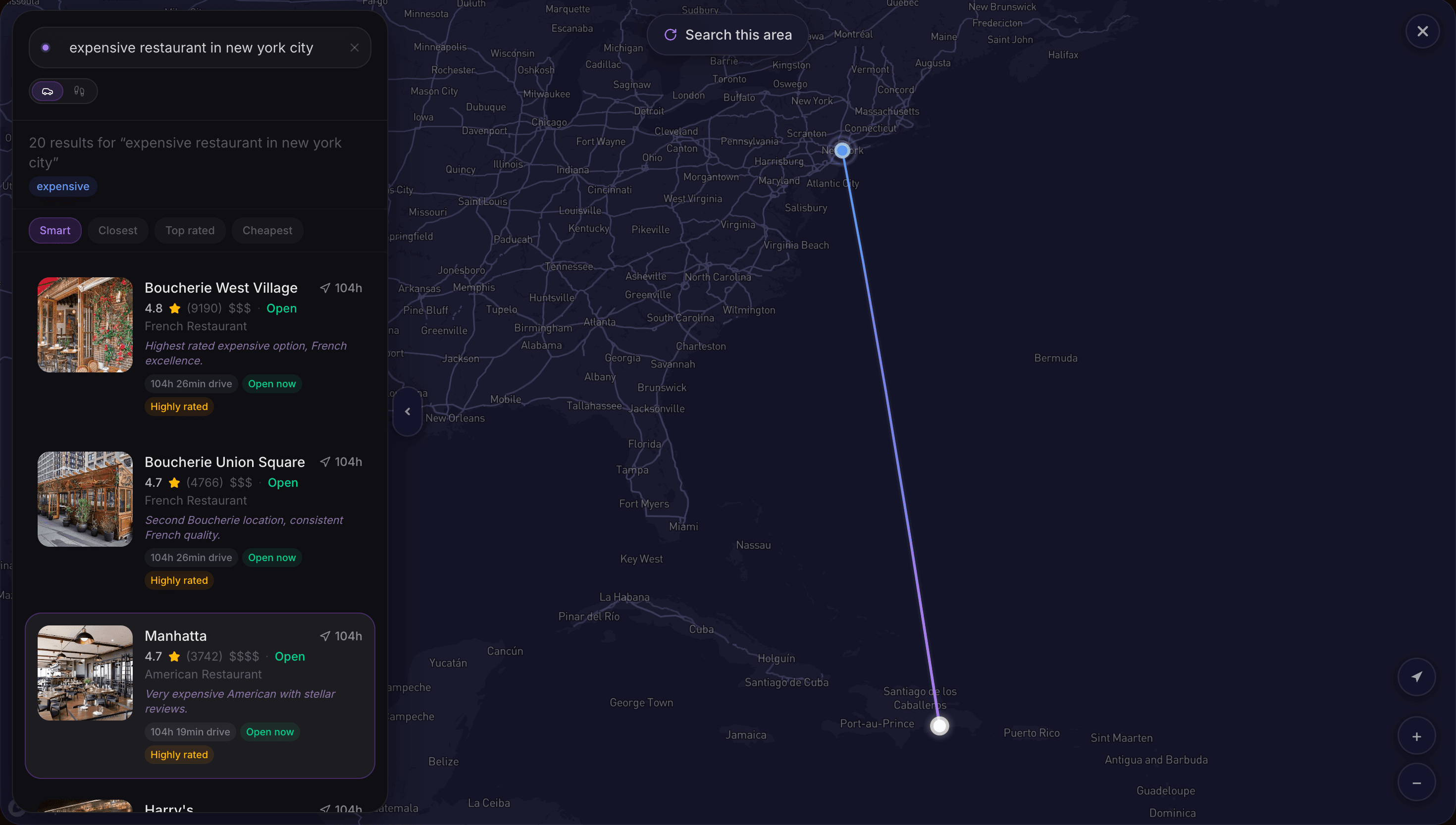 Nearo — Search & Discovery
